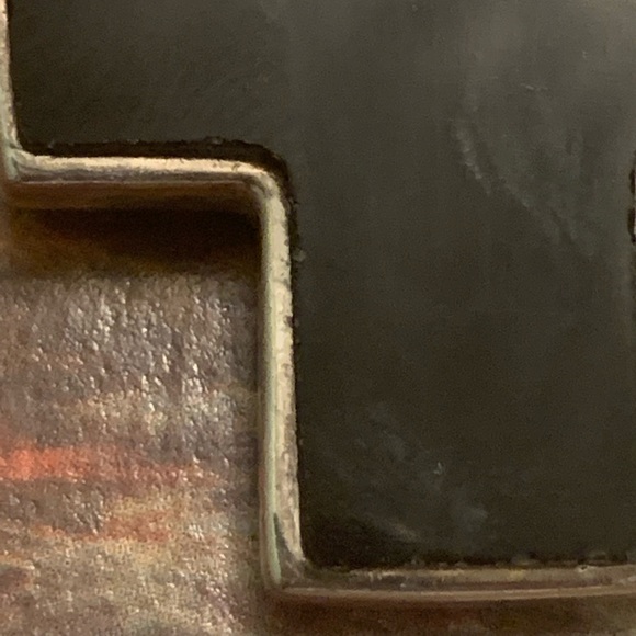 onyx and sterling silver pendant - Picture 3 of 10